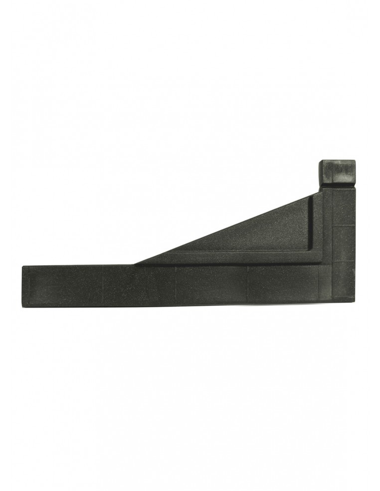 Lot de 2 fixations anthracite "PERFIX" pour panneau mosaïc  Accessoires pour clôture, bordure et occultation