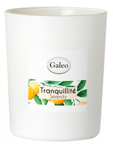 Bougie aux huiles essentielles "Tranquilité" GALEO  Bougie parfumée