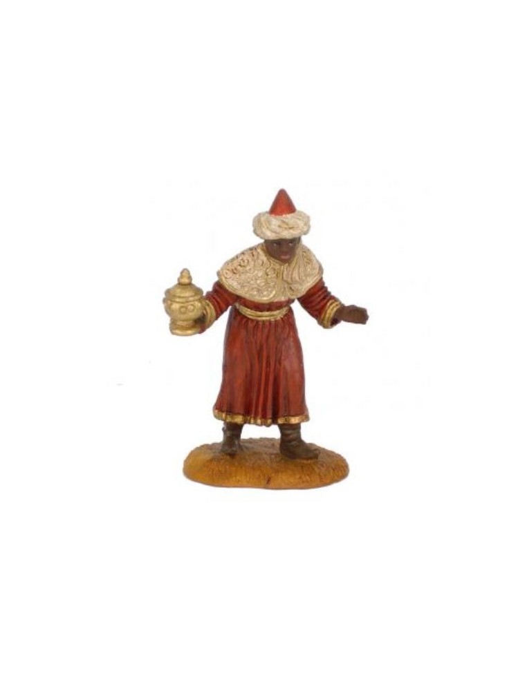 Figurine "Roi Mage Balthazar" en durexine Oliver Art Crèches