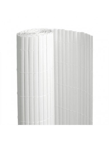 Canisse plastique simple face - L.3,00 x H.2,00 m - Blanc Green Way NC Occultation, canisse et treillage