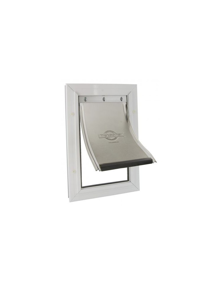Porte Staywell® cadre aluminium blanc Petsafe Chatière