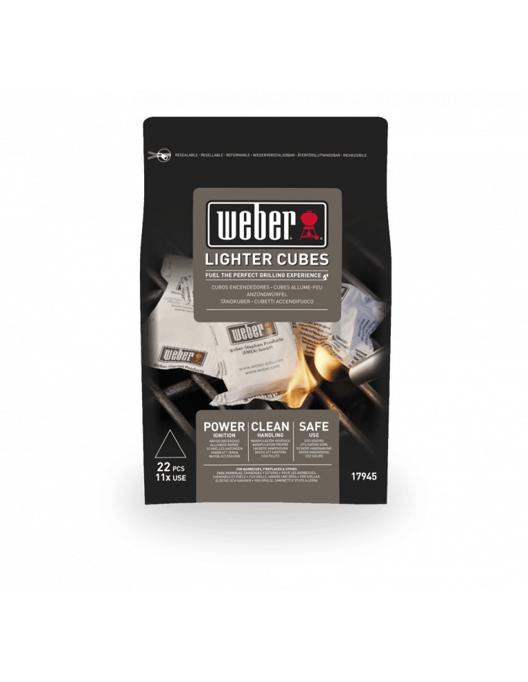 Cubes allume-feu barbecue x22 - Weber Weber Charbons et allumes-feu