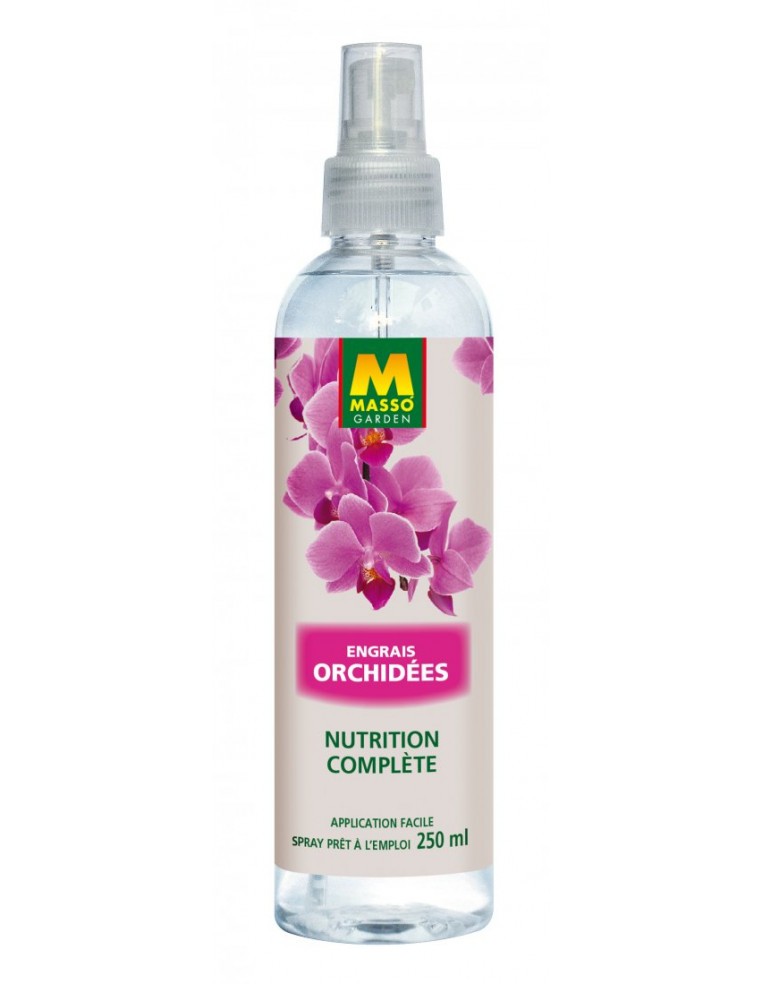 Engrais foliaire orchidées 250 ml Masso Garden Engrais spécifique