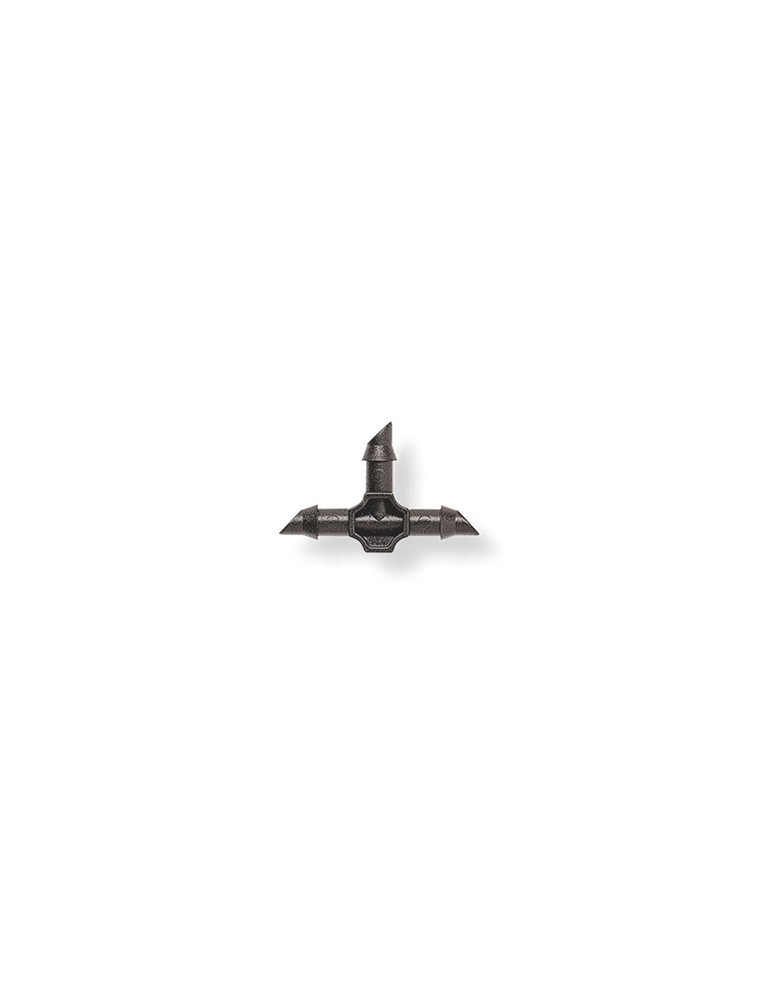 Raccord en T pour Tuyau Ø4x6mm GF Goutte à goutte