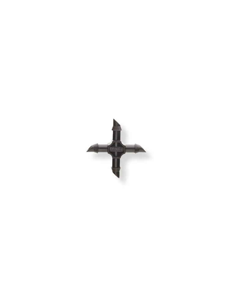 Raccord en Croix pour Tuyau Ø4x6mm GF Goutte à goutte