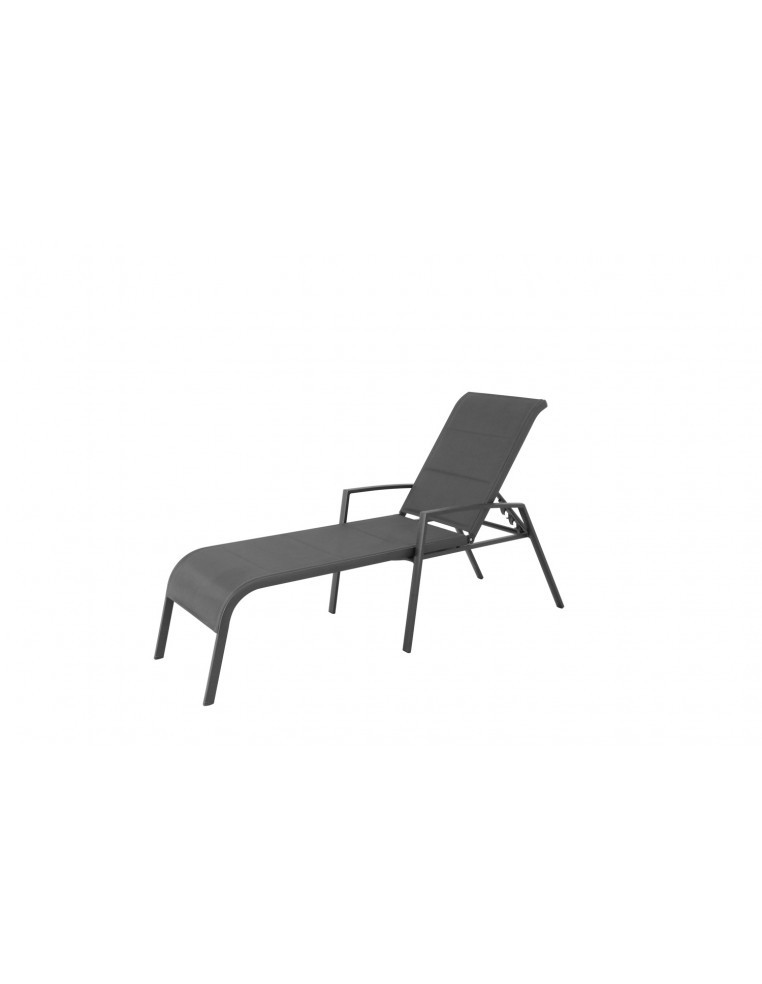 Bain de soleil "Sommet" - Anthracite Midi au soleil Relax, transat et bain de soleil