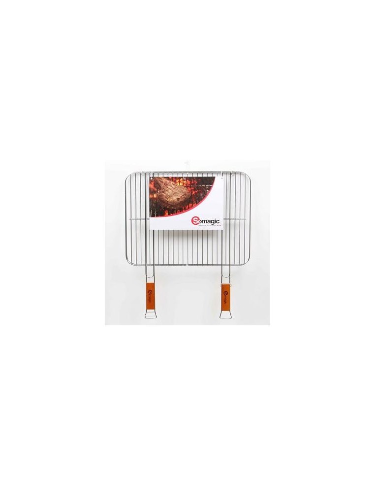 Grille double 51x38 cm Somagic barbecue Accessoires barbecue et plancha