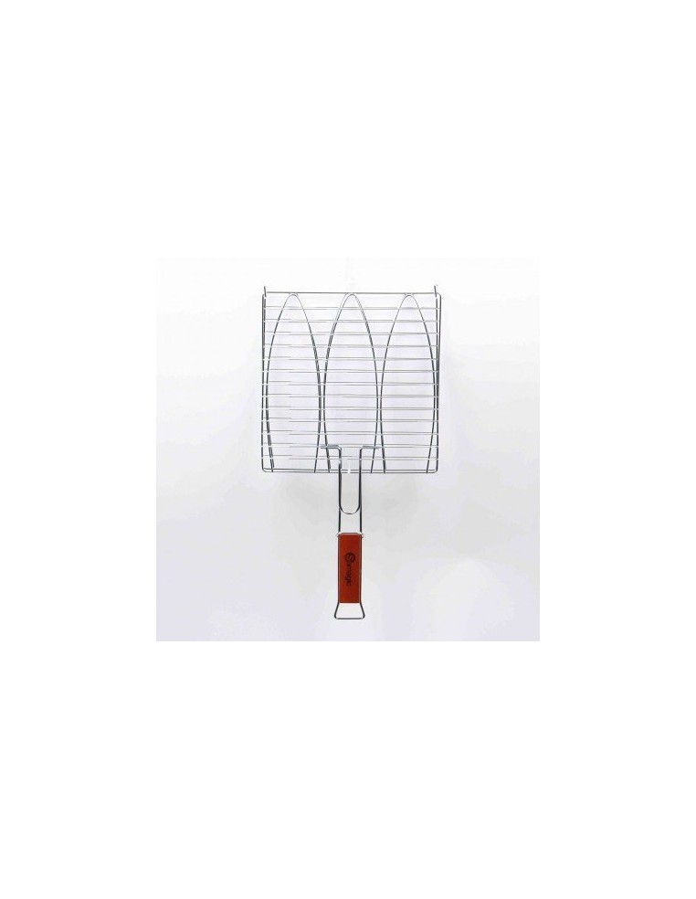 Grille double à poisson Somagic barbecue Accessoires barbecue et plancha