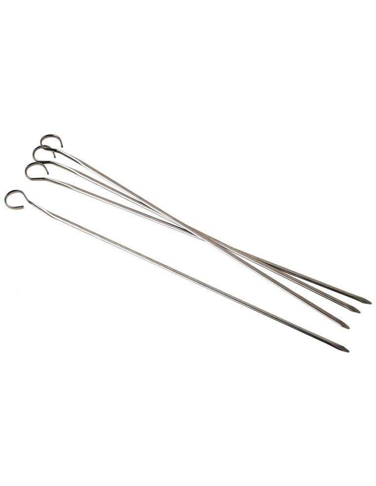 Brochette en inox - 40 cm (x10) Somagic barbecue Accessoires barbecue et plancha