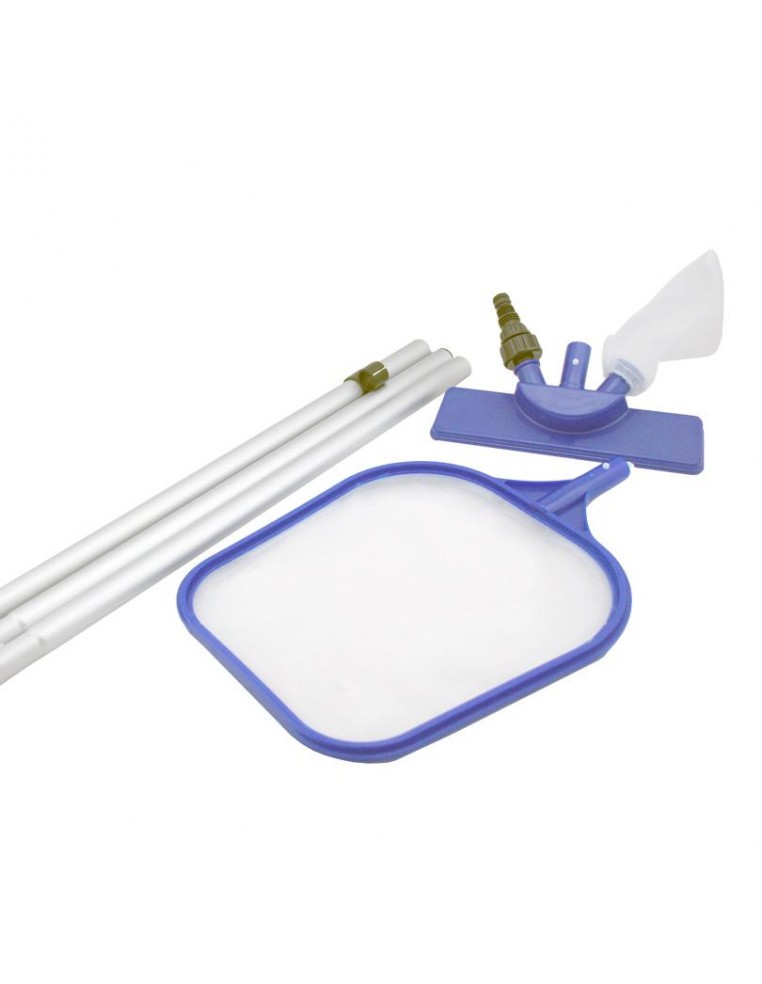 Kit épuisette + tête d'aspirateur - Ø 244/ 305/ 366 cm - Bestway BestWay Nettoyage piscines & spas