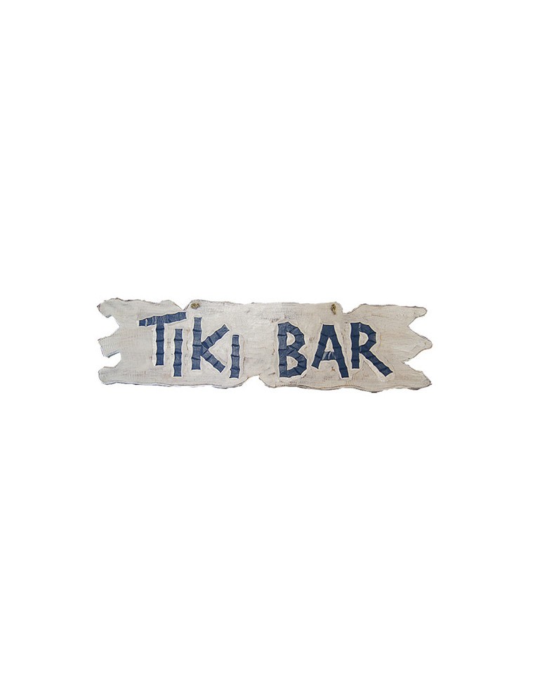Pancarte retro "Tiki Bar"  Sujet de décoration à poser