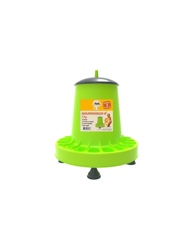 Nourrisseur - 5Kg Plume & Compagnie Mangeoire