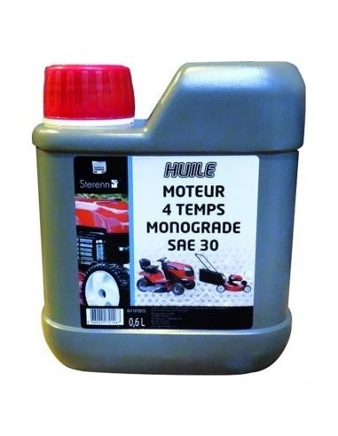 Huile 4 temps Motoculture Sae30 Sterenn MDS Accessoires et entretien