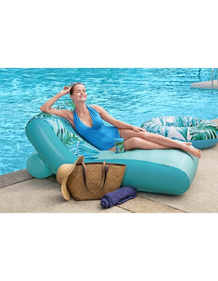 Matelas Méridienne Housse Luxury Fabric 176X105cm - Bestway BestWay Baignade et jeu de piscine