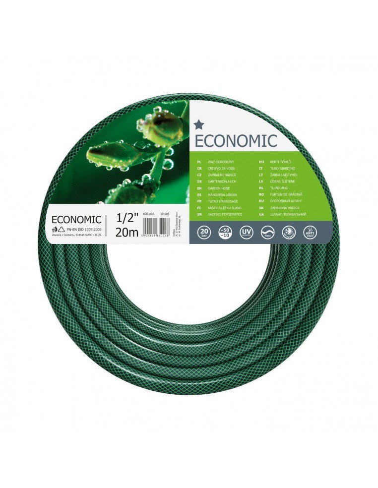 Tuyau arrosage ECONOMIC Ø12.5mm X 20m - Cellfast Cellfast Tuyaux
