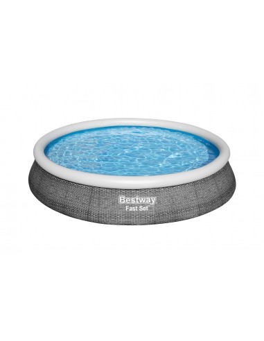 Piscine autoportante - Fast Set Rotin - Ø 396 x H.84 cm - Bestway BestWay Piscines