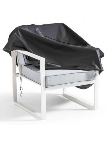 Housse de Fauteuil de Jardin Noire 75x75x60cm  Housse pour salon de jardin