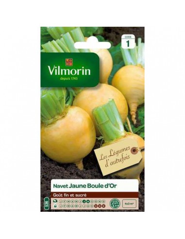 Navet Jaune Boule D'Or - Vilmorin Vilmorin Graines du potager