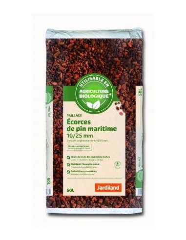 Ecorce de Pin premium Jardiland 10/25 50L Jardiland Paillage des sols