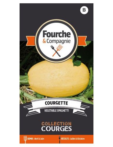 Courgette Végétale Spaghetti - Fourche & Compagnie Fourche & Compagnie Graines du potager