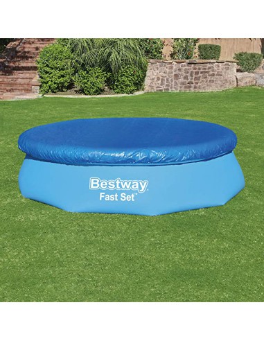 Bâche 4 saison pour piscine Fast Set Ø244 cm - Bestway BestWay Accessoires Piscine Hors-Sol