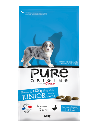 Croquette Junior Chien +15Kg Adulte Canard 12Kg- Pure Origine Pure Origine Alimentation et croquette