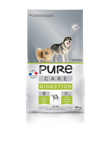 Croquette Chien Digestion 10Kg - Pure Care Pure Care Alimentation et croquette