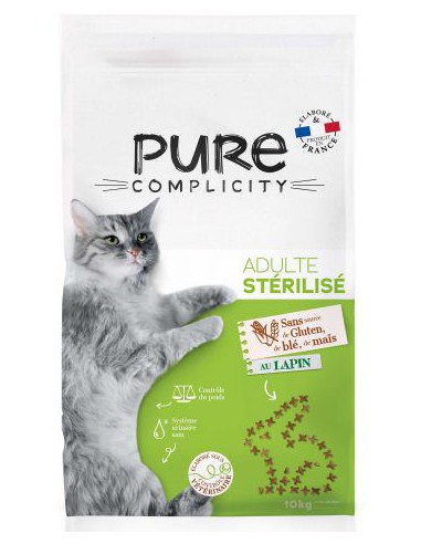 Croquette Chat Stérilisé Lapin 10Kg - Pure Complicity Pure Complicity Croquettes
