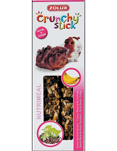 Crunchy stick cochon d'inde banane/ sarrasin - Zolux Zolux Aliment complet