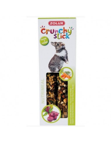 Crunchy stick lapin carotte/ betterave - Zolux Zolux Aliment complet