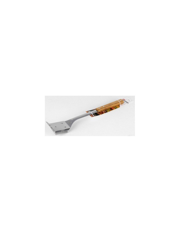 Brosse pour Barbecue en Inox L.44cm - Manche en Bambou - Somagic SOMAGIC Accessoires barbecue et plancha