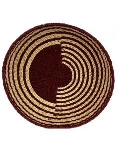 Plateau en corde Ø43 cm Jardiland Panier et sac de rangement