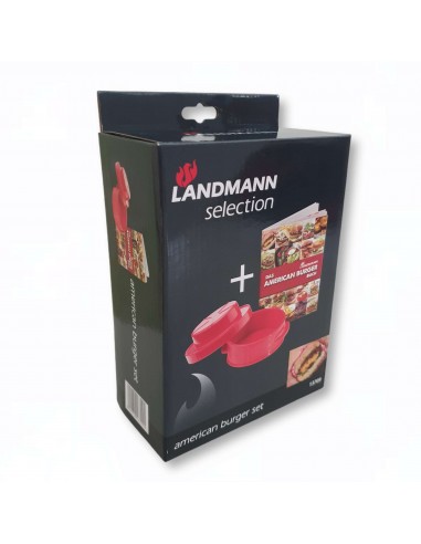 American Burger Set avec livre de recettes - Burger Press - LANDMANN Landmann Accessoires barbecue et plancha