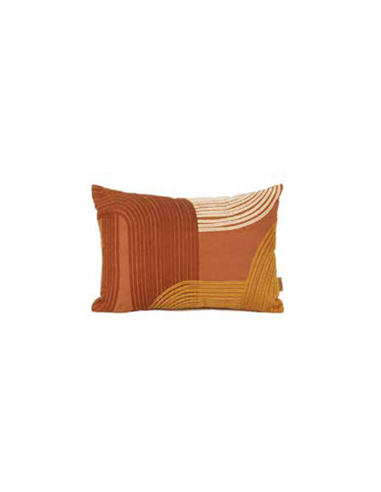 Coussin broderie et corde multicolor - Jardiland Jardiland Textile de maison