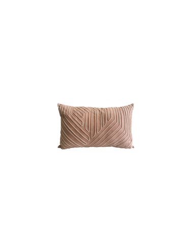 Coussin broderie et corde rose - Jardiland Jardiland Textile de maison