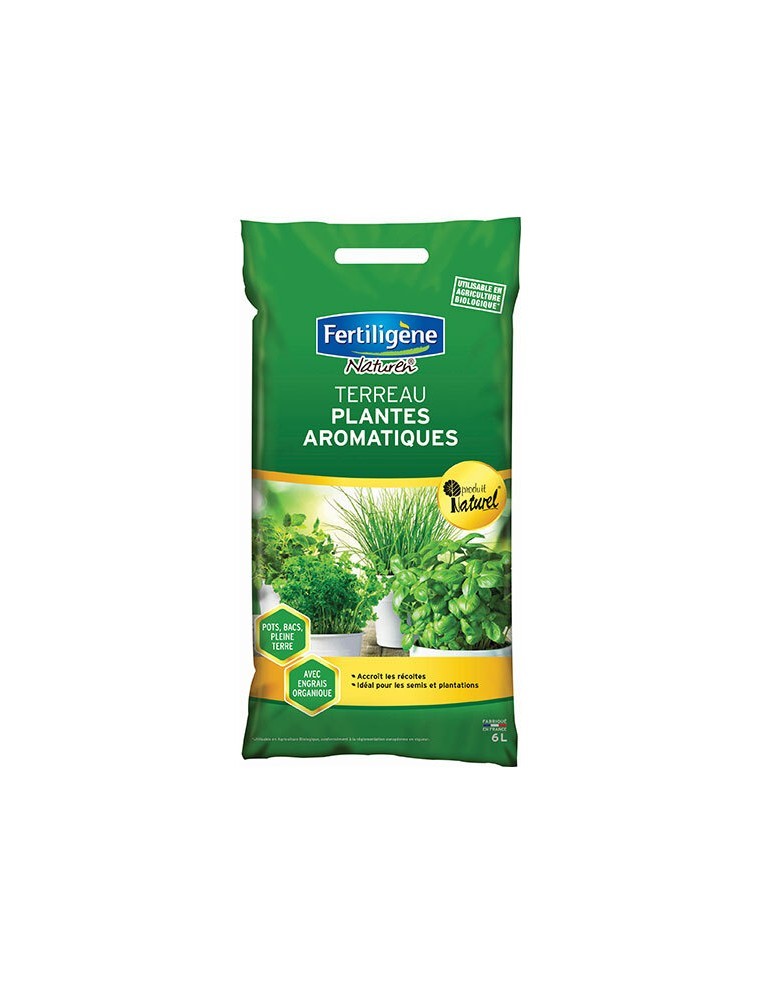 Terreau pour Plantes Aromatiques 6 Litres - Fertiligène Fertiligène Autres terreaux