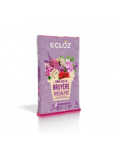 Terre dite de Bruyère "Spécial Pot" 20 Litres - ECLOZ ECLOZ Autres terreaux
