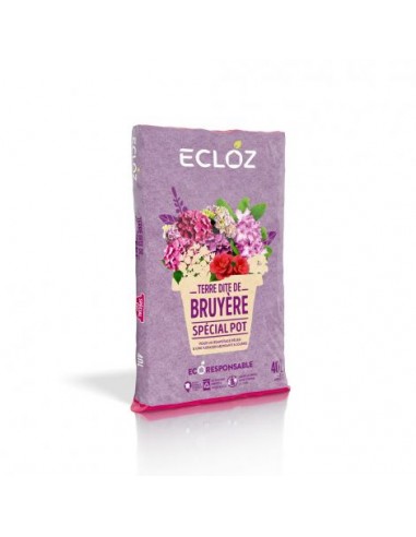 Terre dite de Bruyère "Spécial Pot" 40 Litres - ECLOZ ECLOZ Autres terreaux