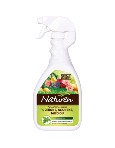Purin d'Ortie Prêt à l'emploi contre les Pucerons, les Acariens & le Mildiou 750ml - Naturen Naturen Insecticide naturel