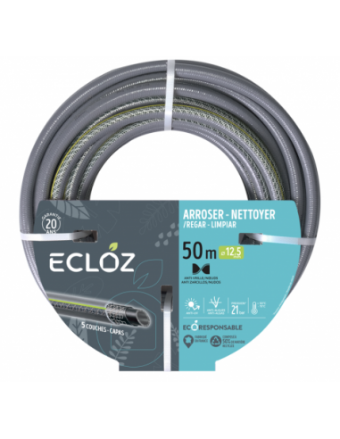 Tuyau d'Arrosage Ø12,5mm/ L.50 M - ECLOZ ECLOZ Tuyaux