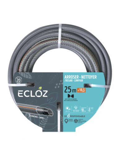 Tuyau d'Arrosage Ø18,5mm/ L.25 M - ECLOZ ECLOZ Tuyaux