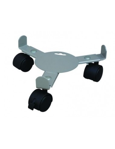 Roule plante extensible 3 roulettes gris alu Louis Moulin Roule plante et supports pot à roulettes