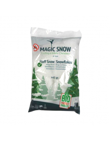 Neige duvet organique 45gr PLA (Acide polylactique) Peha Accessoires de Noël