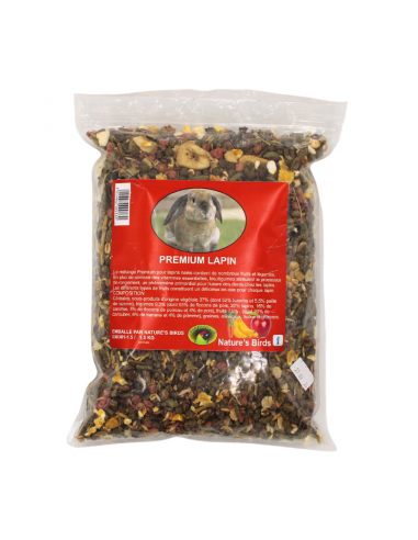 Premium lapin - 1,5 kg  Alimentation et friandise