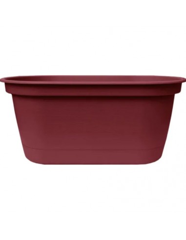 Jardinière Autonome 60cm + Soucoupe Clipsée Rose Tropical - 12 L - ECLOZ ECLOZ Jardinière en plastique