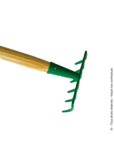 Râteau Dents Droites Enfant 75CM Vert - Mermier Jardin Mermier Jardin Jardinage des enfants