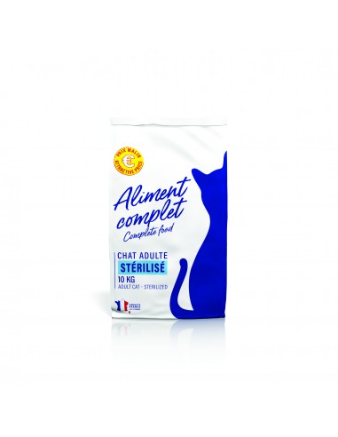 Croquettes chats adultes stérilisés format éco 10kg Pure Family Croquettes