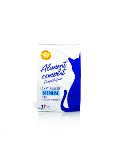 Croquettes chats adultes stérilisés format éco 5kg Pure Family Croquettes