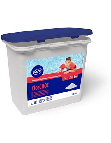 Chlore Choc granulés 1 kg - Gré Gré Produit d'entretien piscine