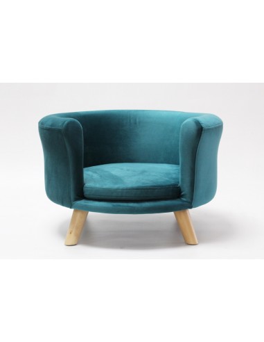 Canapé Design pour Chat & Chien Bleu - Taille S - Pure Family  Coussin et dôme